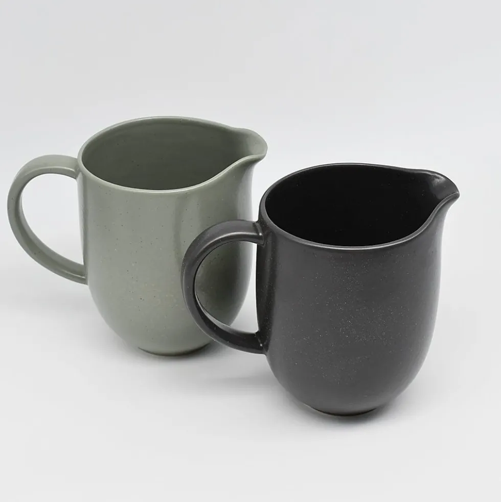 Carafe en grès “Pacifica" - Anthracite