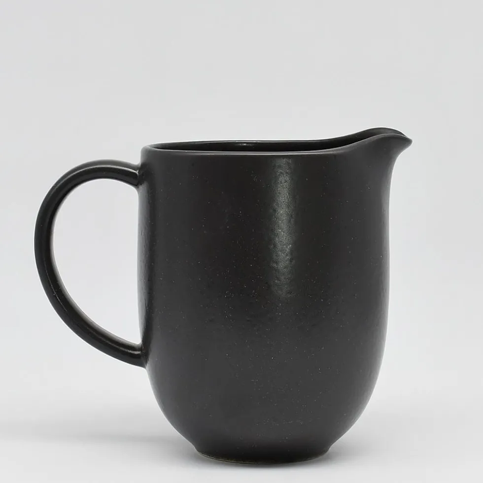 Carafe en grès “Pacifica" - Anthracite