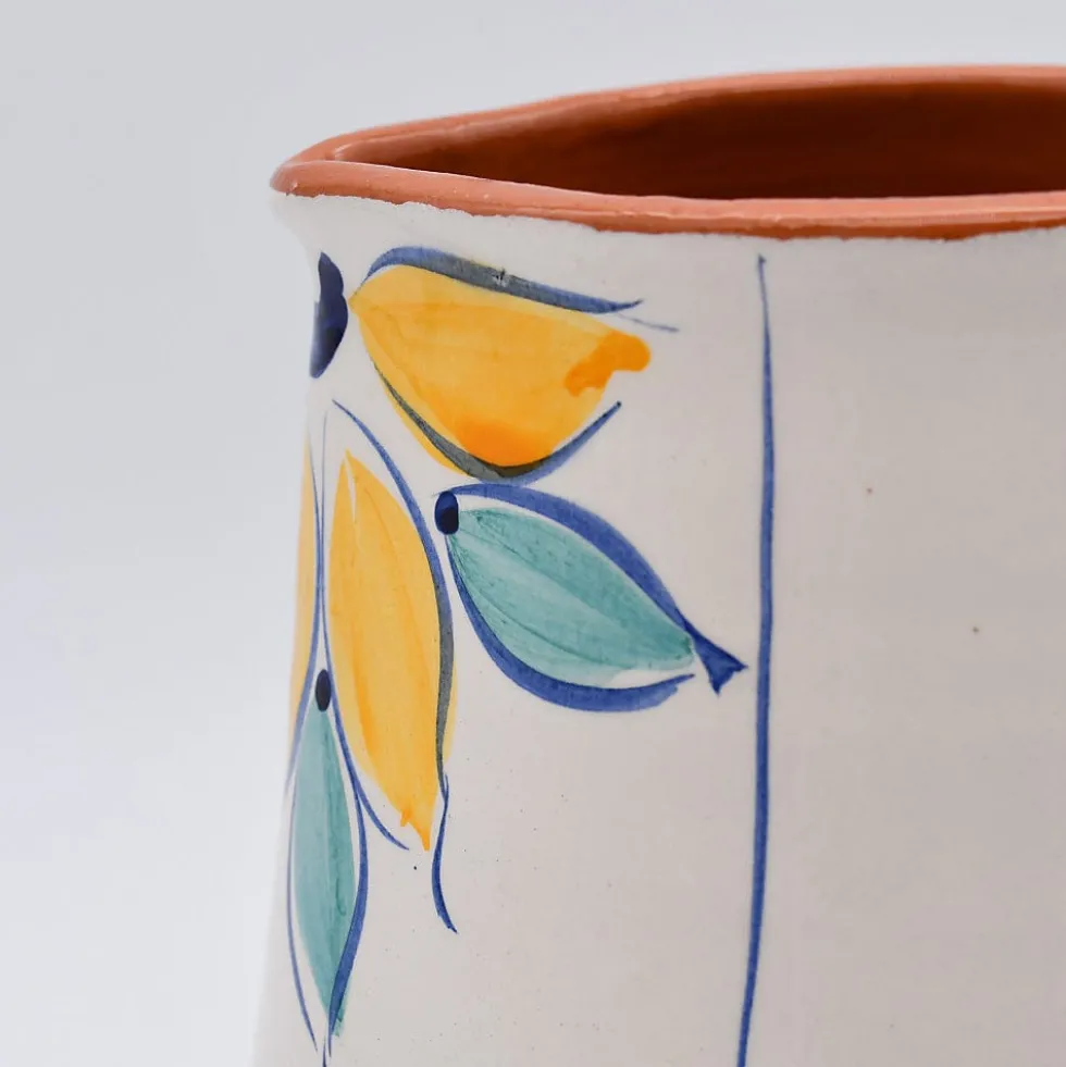 Carafe en terre cuite - Jaune