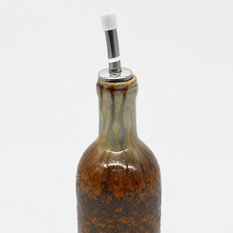 Carafe à huile en grès “Poterie”