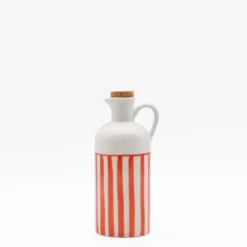 Carafe à huile rayée