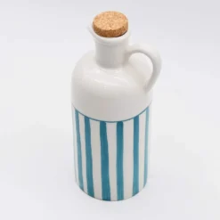 Carafe à huile rayée