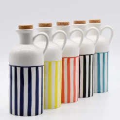 Carafe à huile rayée 