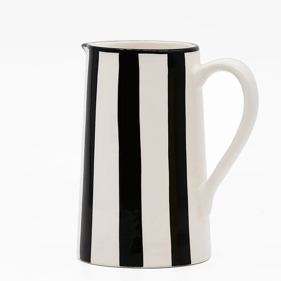 Carafe rayée "Costa Nova Mar" - Noir