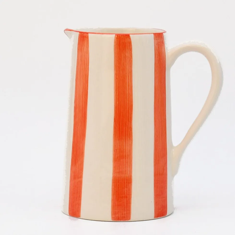 Carafe rayée "Costa Nova Mar" - Rouge