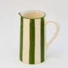 Carafe rayée "Costa Nova Mar" - Vert