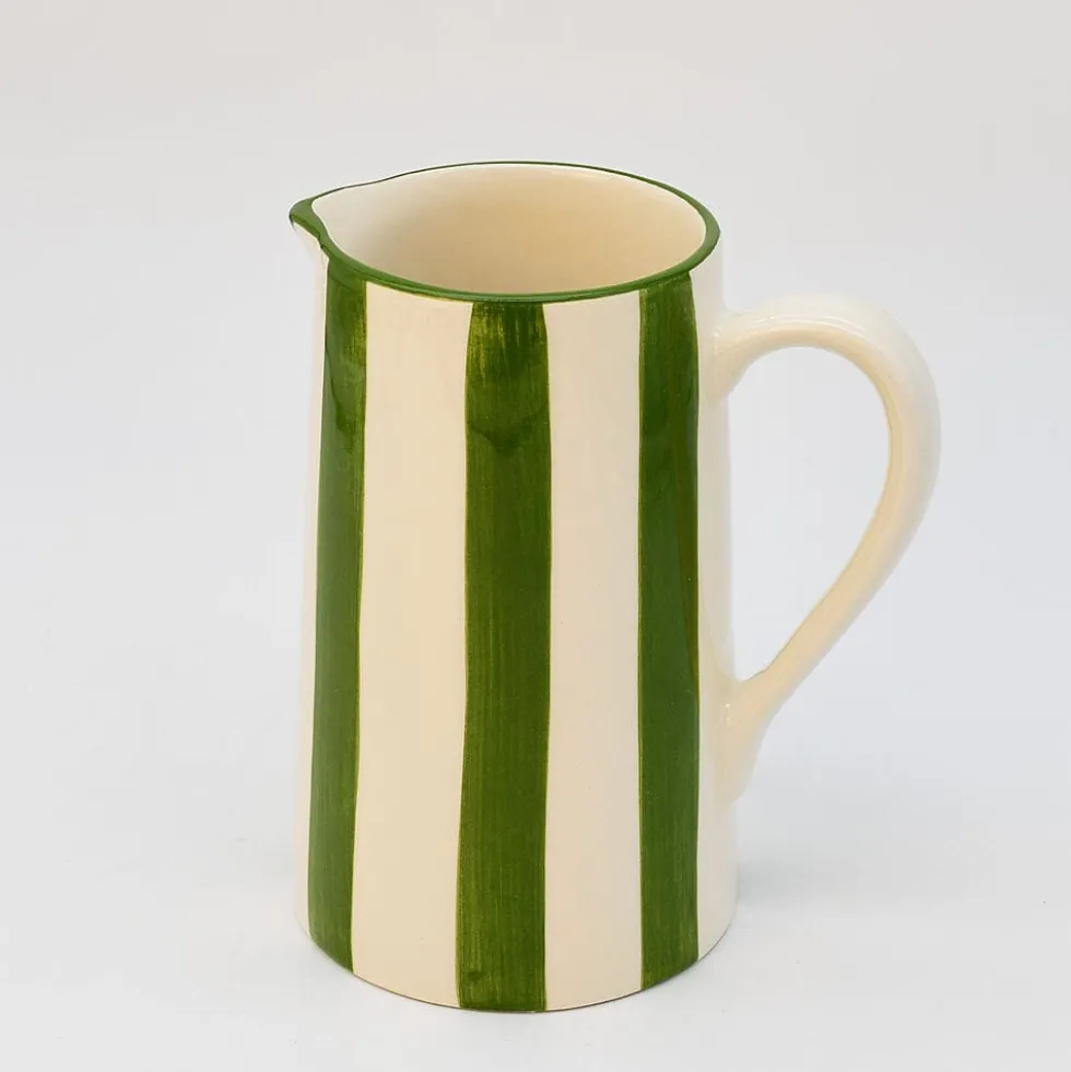 Carafe rayée "Costa Nova Mar" - Vert