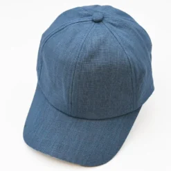 Casquette en lin - Bleu