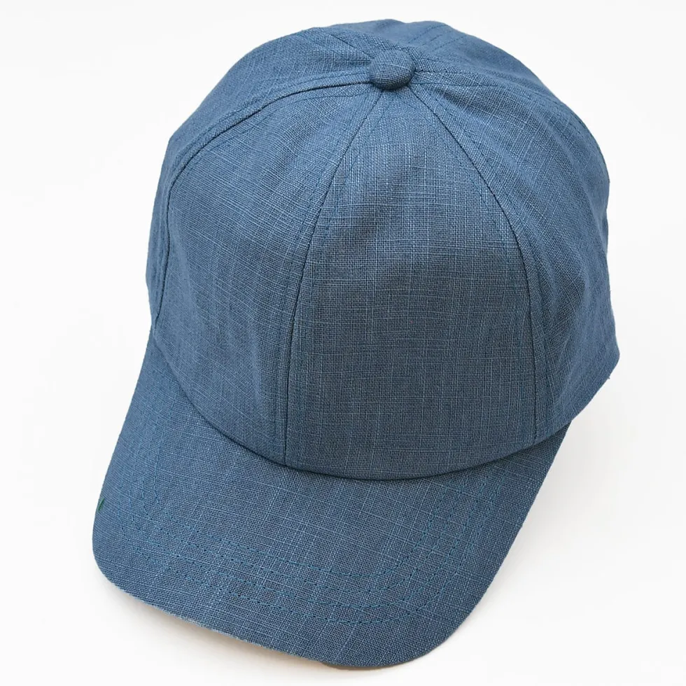 Casquette en lin - Bleu