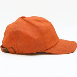 Casquette en lin - Orange