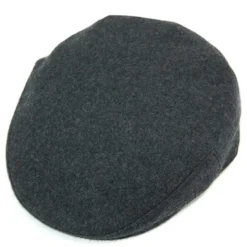 Casquette portugaise en laine anthracite