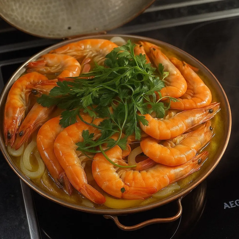 Cataplana en cuivre 2 à 3 couverts - 24cm