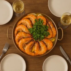 Cataplana en cuivre 8 à 10 couverts - 36cm