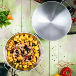 Cataplana en inox 7/8 couverts
