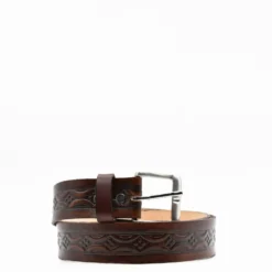 Ceinture en cuir marron