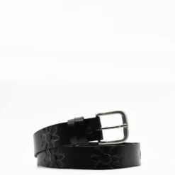Ceinture en cuir noir