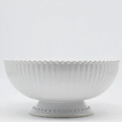 Centre de table / Corbeille à fruits en grès "Pearl" - 32cm