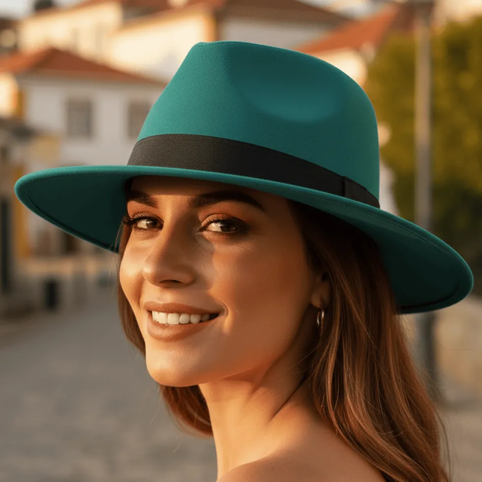 Chapeau en coton - Vert