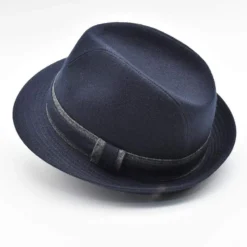 Chapeau en feutre Fedora - Bleu