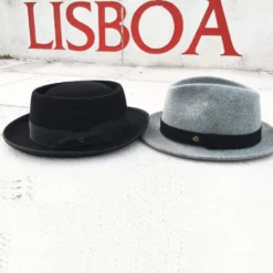 Chapeau en feutre Fedora - Gris