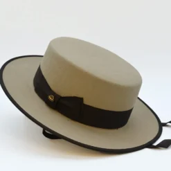 Chapeau traditionnel de Toreiro portugais - Sable