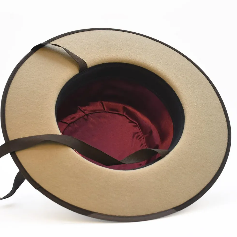 Chapeau traditionnel de Toreiro portugais - Sable