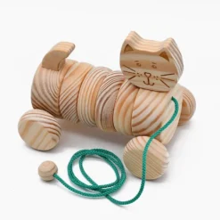 Chat en bois