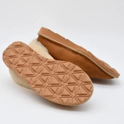Chaussons enfants en peau de mouton retournée