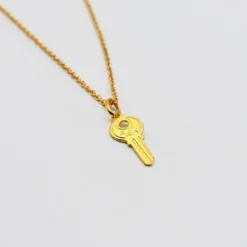 Chave da Felicidade I Charm en argent doré