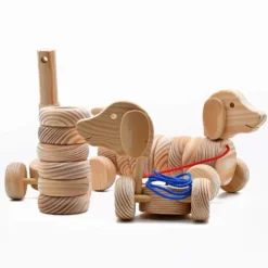 Chien en bois