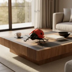 Coccinelle en céramique 