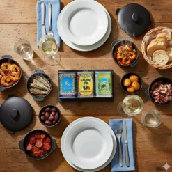 Coffret de 3 boites d'huile d'olive
