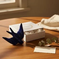 Coffret hirondelle - Bleu cobalt