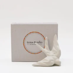 Coffret hirondelle stylisée - Blanc mat