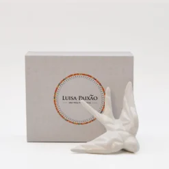 Coffret hirondelle stylisée - Blanc