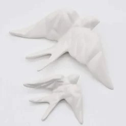 Coffret hirondelle stylisée - Blanc