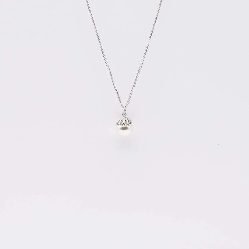 Collier de perle et filigrane d'argent