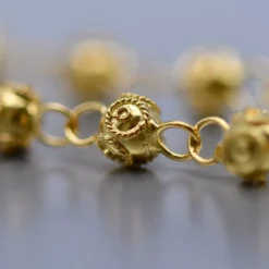 Conta de Viana I Bracelet en argent doré