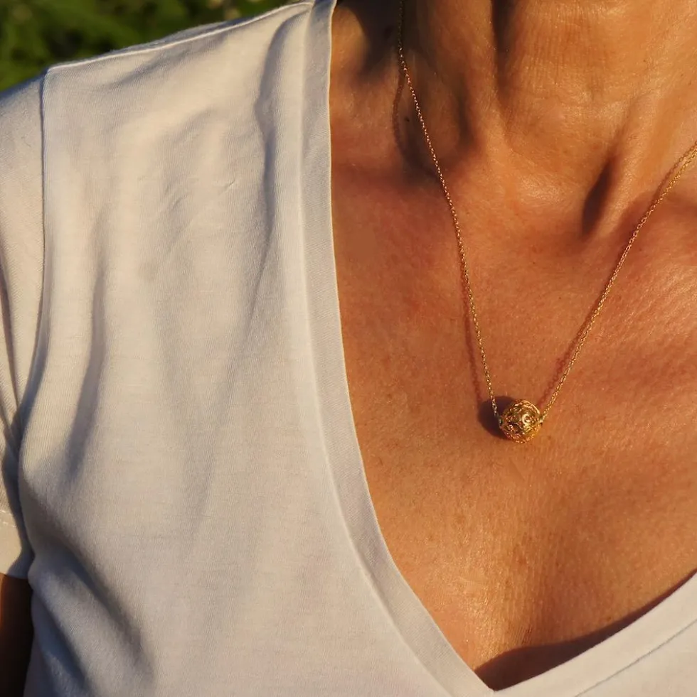 Conta de Viana I Collier en argent doré
