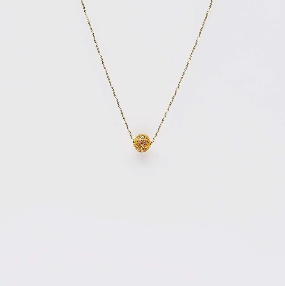 Conta de Viana I Collier en argent doré