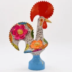 Coq de Barcelos 25cm blanc - Prazeres Côta