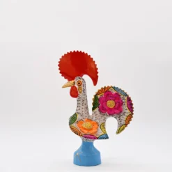 Coq de Barcelos 25cm blanc - Prazeres Côta