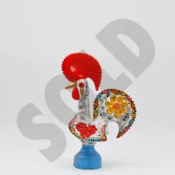 Coq de Barcelos 25cm blanc - Prazeres Côta