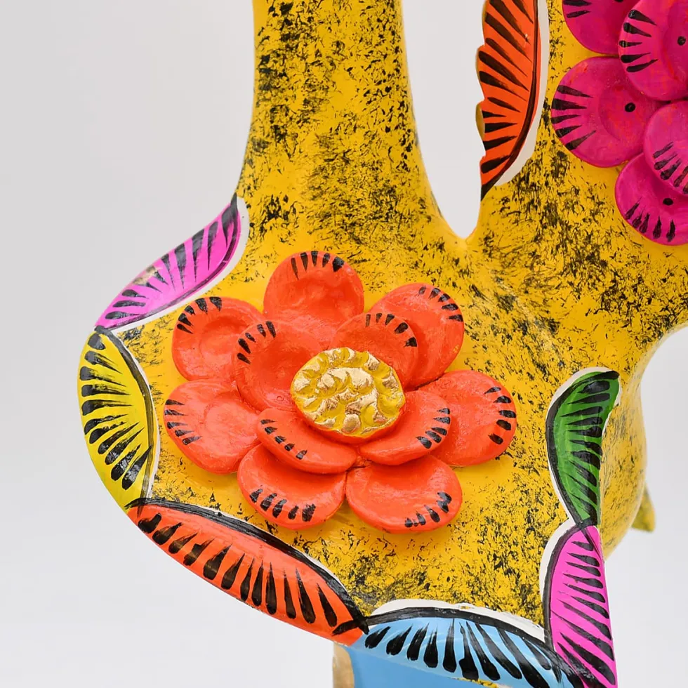 Coq de Barcelos 40cm jaune - Prazeres Côta