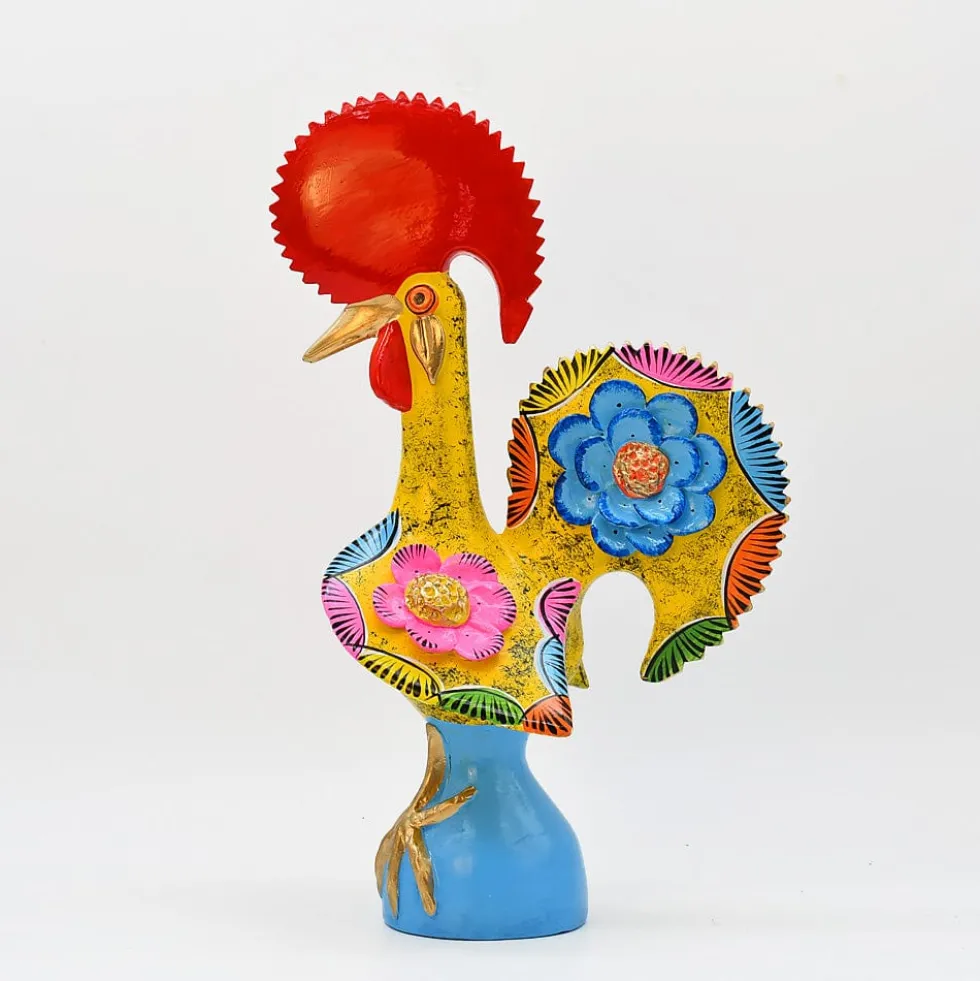 Coq de Barcelos 40cm jaune - Prazeres Côta