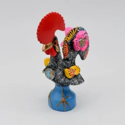 Coq de Barcelos 15cm noir - Prazeres Côta
