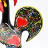 Coq de Barcelos 40cm noir - Prazeres Côta
