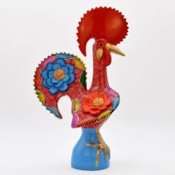 Coq de Barcelos 40cm rouge - Prazeres Côta