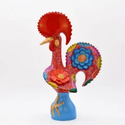 Coq de Barcelos 40cm rouge - Prazeres Côta