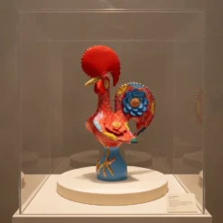 Coq de Barcelos 40cm rouge - Prazeres Côta